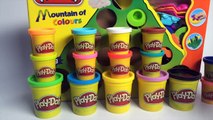 Play Doh Mountain of Colours Playset Hasbro Toys Playdough Rainbow Shapes and Molds - play