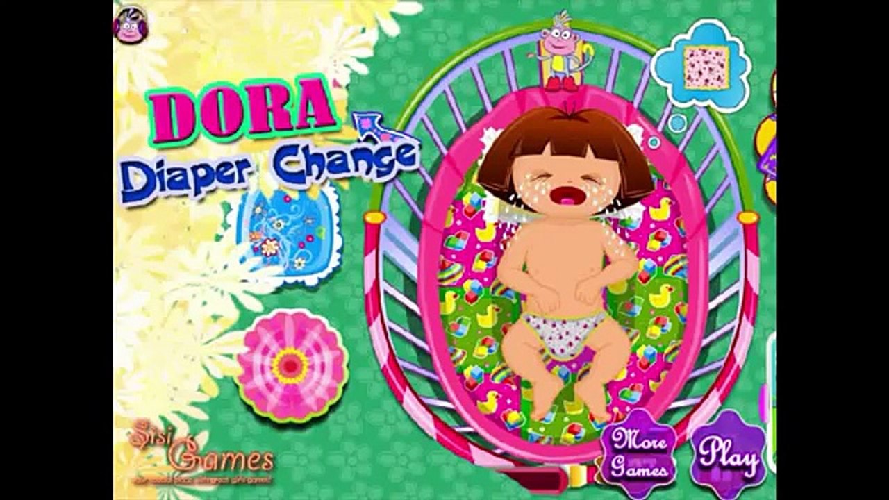 Dora Baby Diaper Change - Dora The Explorer - Dora Game