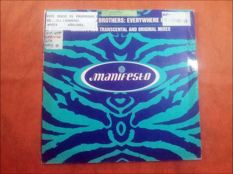THE SPACE BROTHERS.''EVERYWHERE I GO.(DISC 1.).''.(EVERYWHERE I GO.(ORIGINAL VOCAL MIX.)(12''.)(2001.)