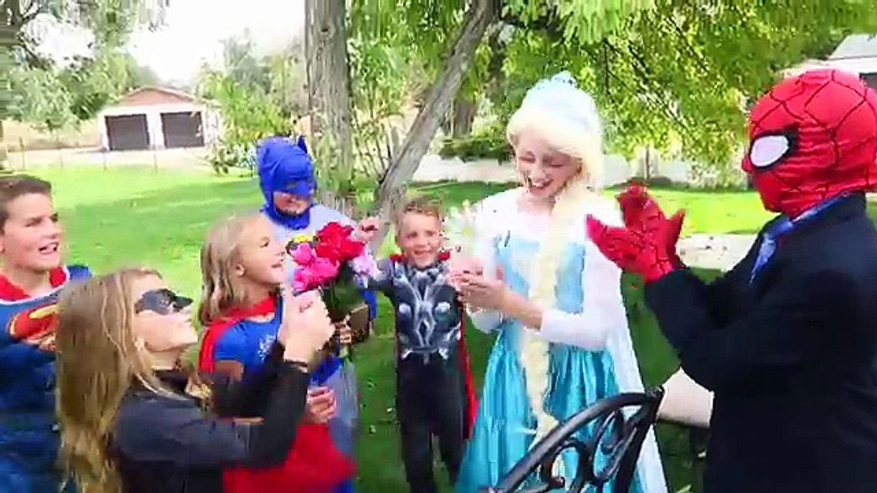 Frozen Elsa vs Anna MESSY ROOM Fight In Real Life! Spiderman Superman v Batman Funny Super