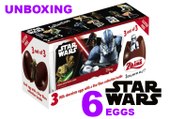6 Star Wars Surprise Eggs Zaini Unboxing Toys