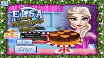 Elsa Christmas Cake - Frozen Elsa Cooking Game - Elsa Cooking Orange Cake