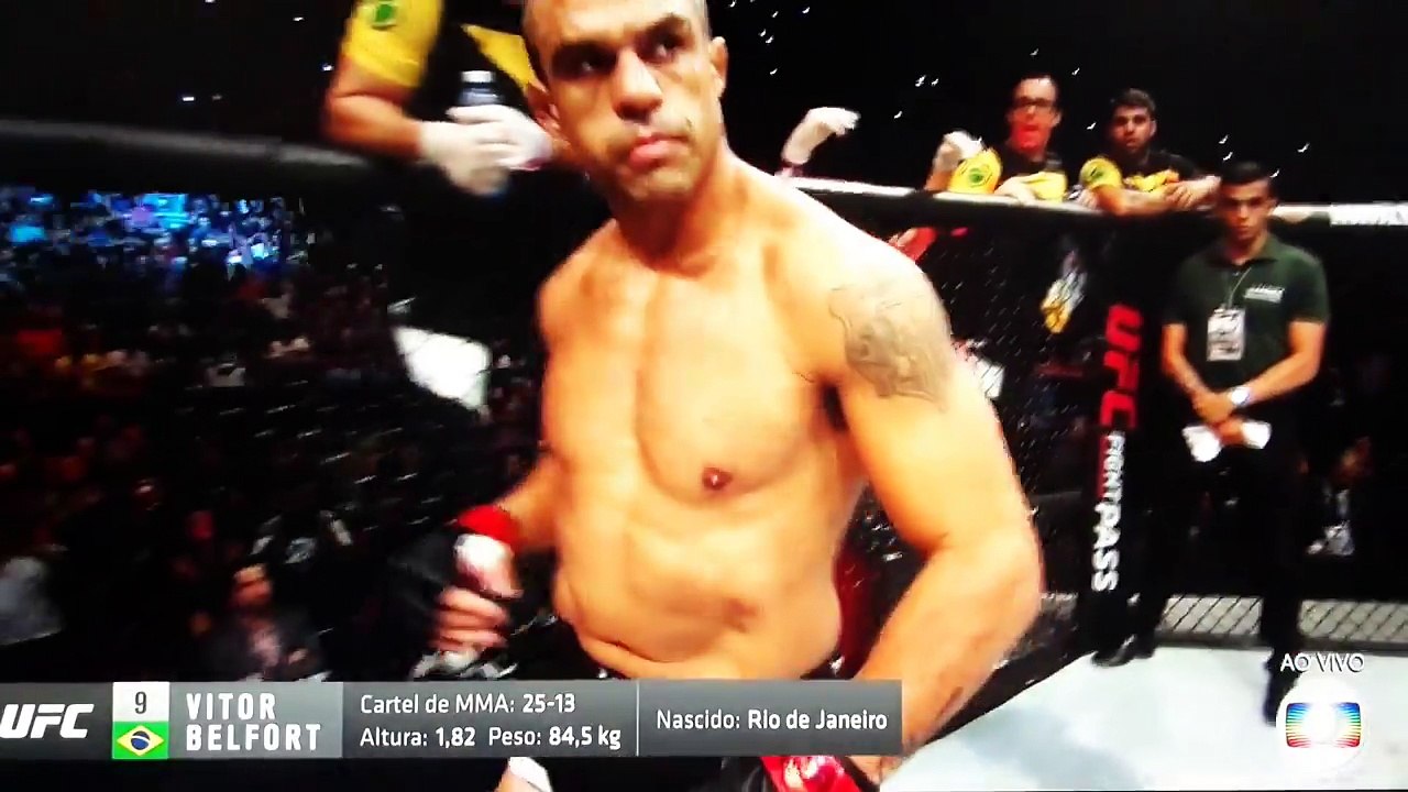 A IMPRESSIONANTE DERROTA  de Vitor Belfort  para Kelvin Gastelum   UFC 106