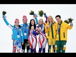 Women's giant slalom visually impaired Victory Ceremony | Alpine skiing | Sochi 2014 Paralympic