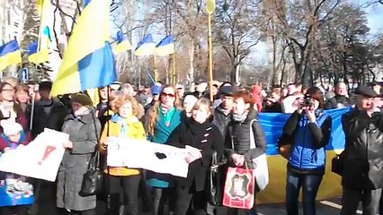 Краматорськ вийшов на мітинг ЗА БЛОКАДУ!