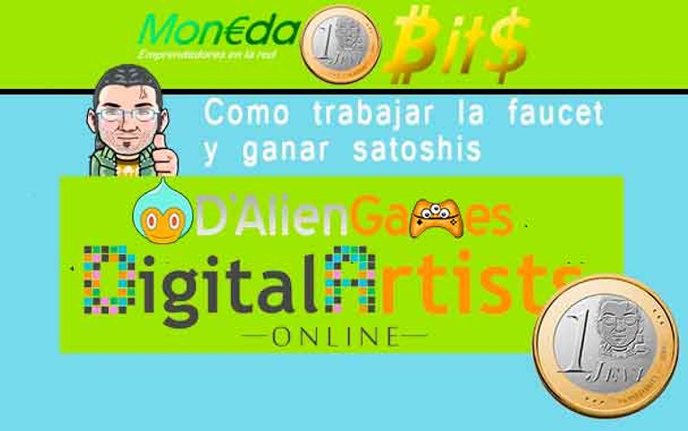 Ganar Satoshis con DigitalArtist online, con prueba de pago en su página daliengames.com