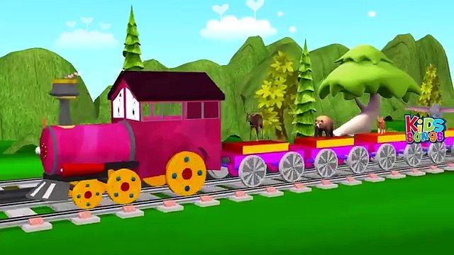 Bob The Train | Animal Sounds Songs for Kids | Funny Animals Dance Video for Children