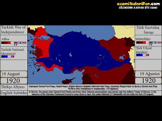 Kurtuluş Savaşının Gün Gün Haritalandırılmış Hali