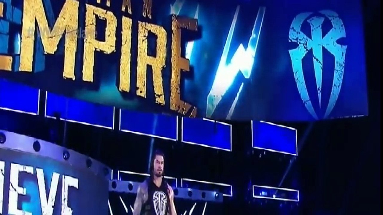 Roman Reigns VS Braun Strongman Full Match-wwe Fastlane 2017