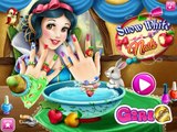 Disney Princess Elsa, Anna, Rapunzel and Snow White Nails Spa Games Compilation | DG Top B