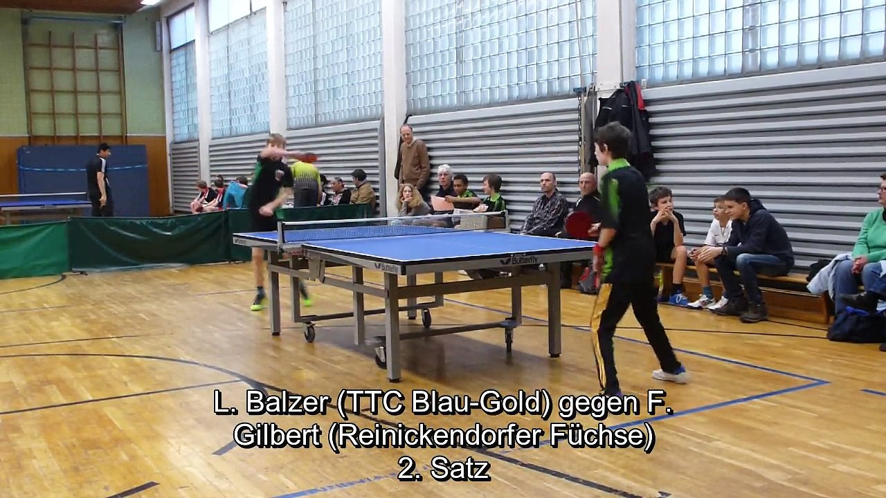 2. B-Schüler: L. Balzer gegen F. Gilbert