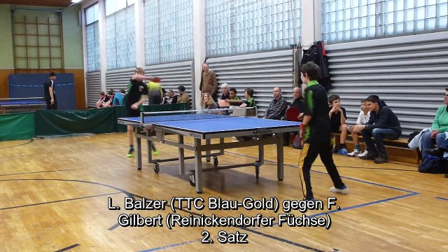 2. B-Schüler: L. Balzer gegen F. Gilbert