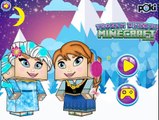 Disney Princess Frozen Sisters Elsa And Anna Minecraft And Lego, Dress Up, Clean Up & Make