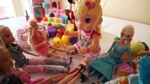 Frozen Elsa Balloon Birthday Party Surprise Accident,Kids Parody,Funny Toy Prank Videos &