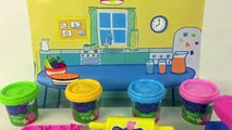 Peppa Pig op School in De Klas met Vriendjes Danny Dog en George Leren Alfabet en Schrijven Filmpje