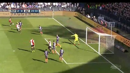 Toornstra GOAL (2:0) Feyenoord vs AZ Alkmaar
