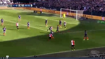 Toornstra  Goal - Feyenoord vs AZ Alkmaar 2-0  12.03.2017 (HD)