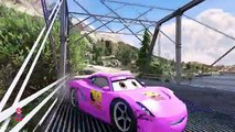 Colors McQueen Cars in Funny Spiderman Cartoon with Nursery Rhymes Songs for Children SHS