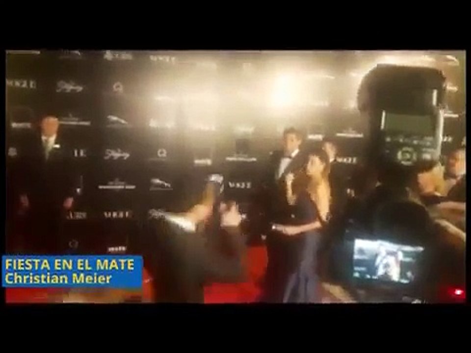 Christian Meier en el Red Carpet de la II Gala Mate del Museo Mate