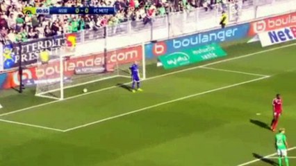 Sarr Fantastic Goal - Saint-Etienne vs Mets 0-1  12.03.2017 (HD)