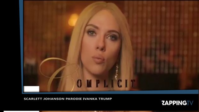 Scarlettt Johansson et sa parodie très drôle d’Ivanka Trump (Vidéo)