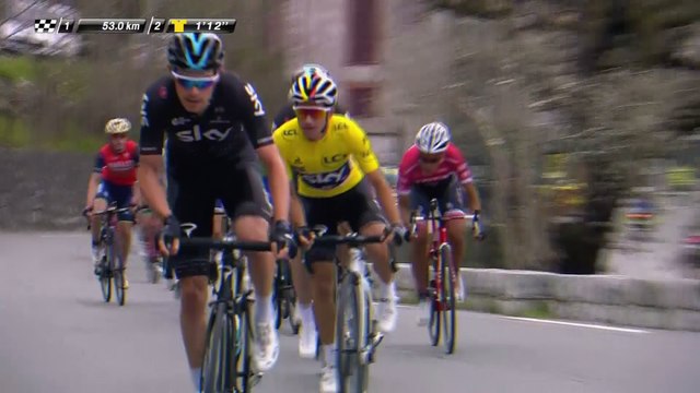 Sky mène / Sky leading - Étape 8 (Nice / Nice) - Paris-Nice 2017