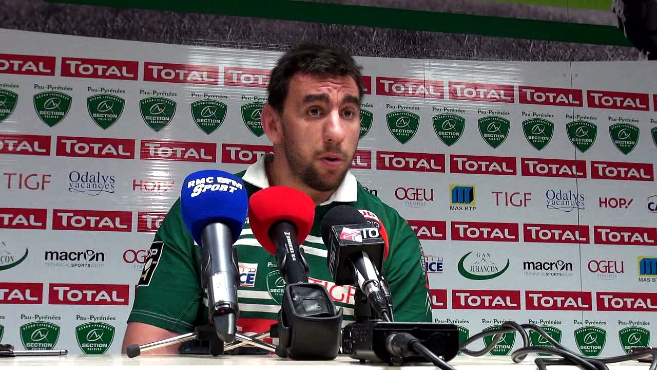 Thomas Bianchin après Section Paloise - Castres : "C'est à cause de Castres qu'on a eu cette réputation en mêlée"