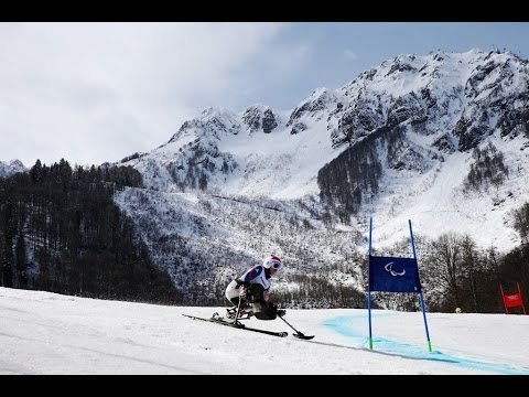 Anna Turney (1st run) | Women's giant slalom sitting| Alpine skiing | Sochi 2014 Paralympics