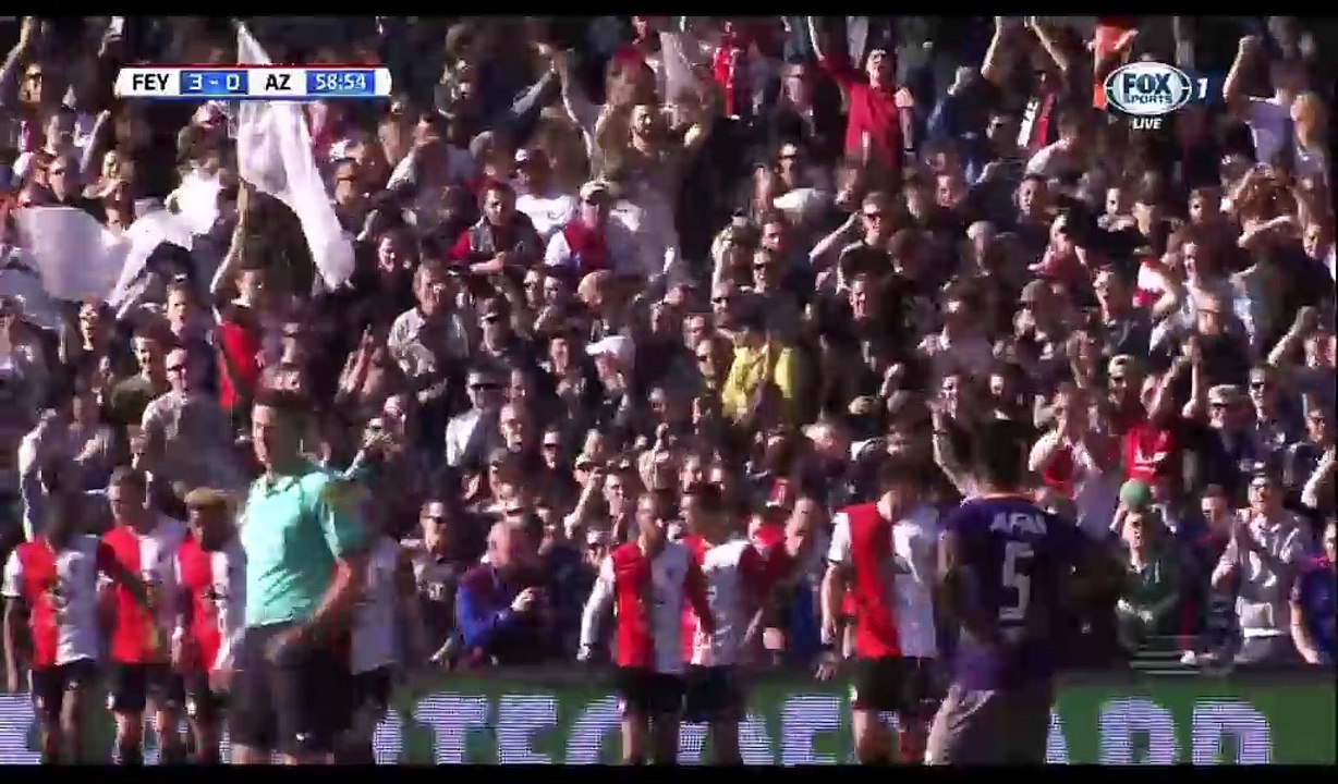 Dirk Kuyt Goal HD - Feyenoord 3-0 AZ Alkmaar - 12.03.2017