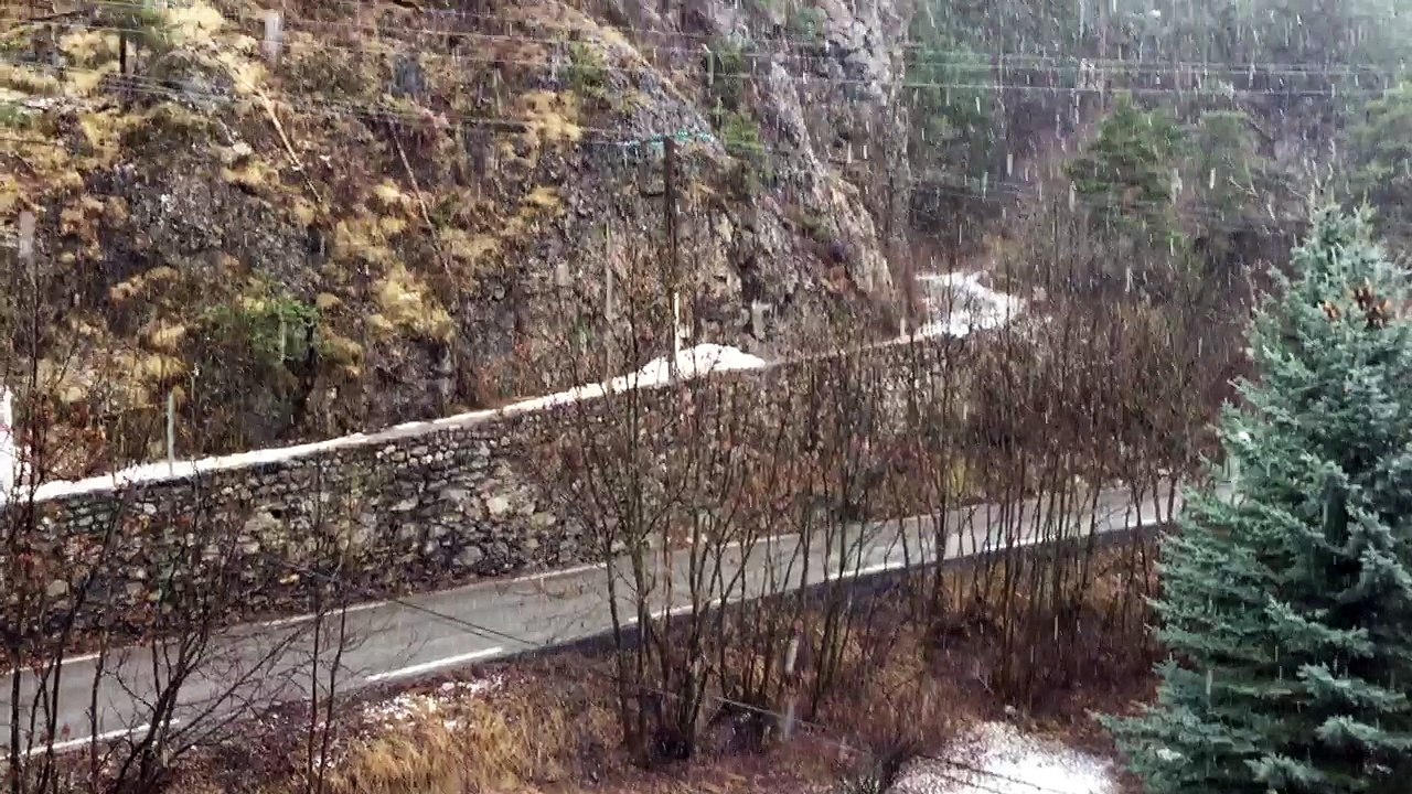 Neige à la Maison du Roy le 6/3/2017