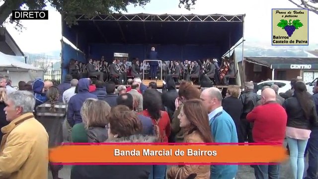 Banda Marcial de Bairros na XV prova de vinhos e petiscos de Bairros