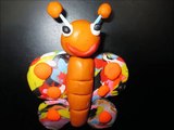 Colorful Butterfly Play Dough 3D Modeling-Mold a Beautiful Butterfly with Modeling Clay