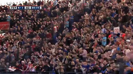 Jorgensen Penalty GOAL (4:0) Feyenoord vs AZ Alkmaar