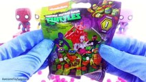 DIY Cubeez TMNT Teenage Mutant Ninja Turtles Play Doh Dippin Dots Surprise Eggs Learn Colo