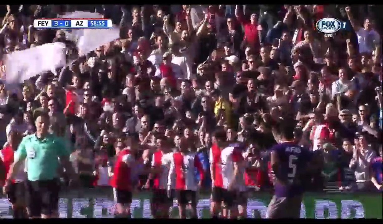 All Goals & Highlights HD - Feyenoord 5-2 AZ Alkmaar - 12.03.2017