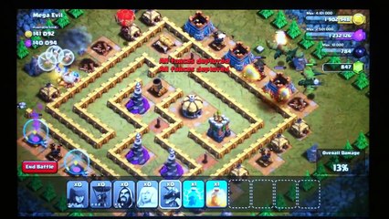 Clash of Clans - Level 42 (200 Barbarians) Mega Evil