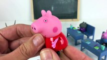 Learn Math with Peppa Pigs Classroom Madame Gazelle Teaching Math Danny Dog and George Ju