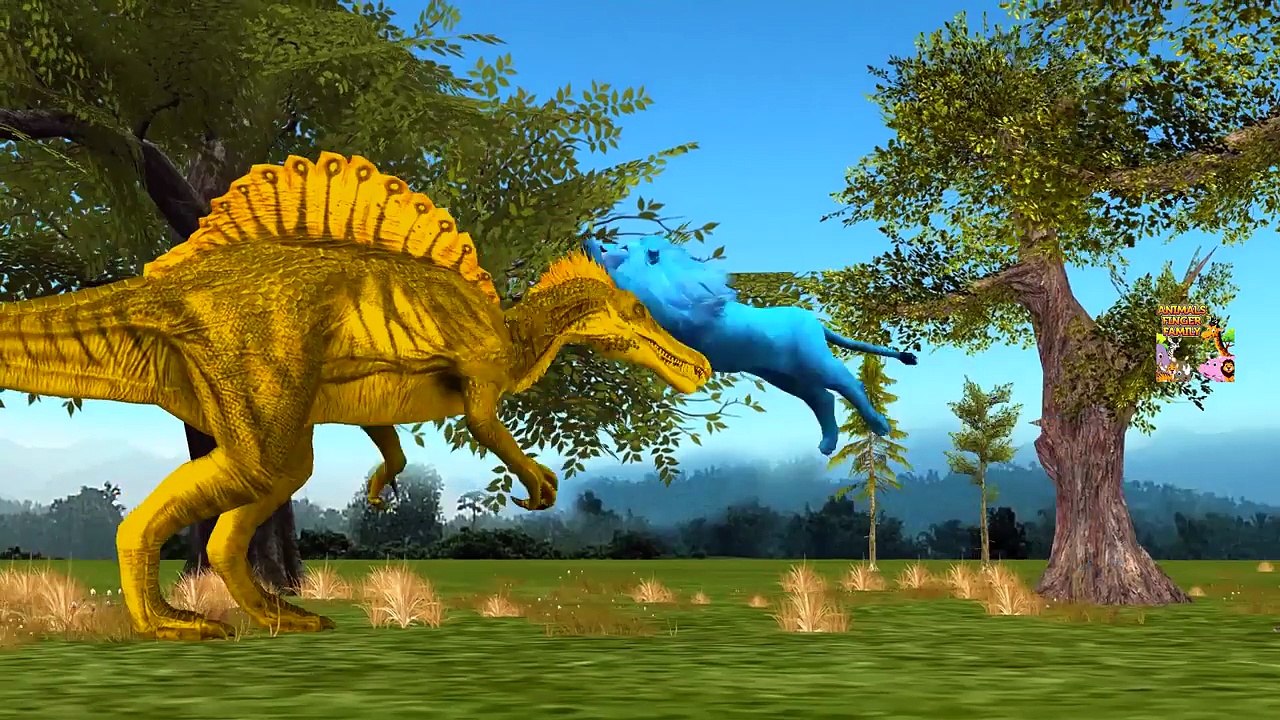 Colors Animals Dinosaurs Lion Elephant Finger Family Nursery Rhymes | Colors Songs for Kid