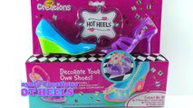 HOT HEELS Doll Shoes Frozen Elsa Anna Barbie Fashionistas How-to Design Your Own Crayola C