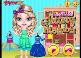 Детка Барби блестящем Мода составить игра Детка Барби макияж платье вверх Игры для девушки