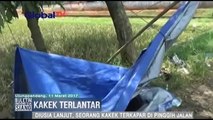Seorang Kakek di Ujung Pandang Terlantar Hanya Beralaskan Tumpukan Jerami