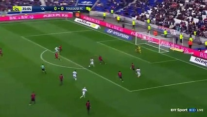 Christophe Jallet Fantastic Goal HD - Olympique Lyon 1-0 Toulouse 12.03.2017