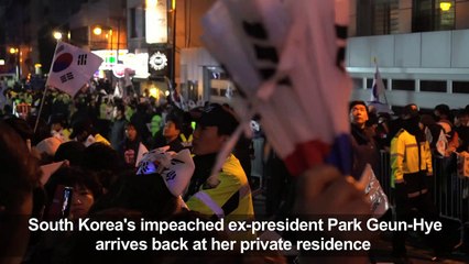 S. Korea impeached ex-president leaves Blue House