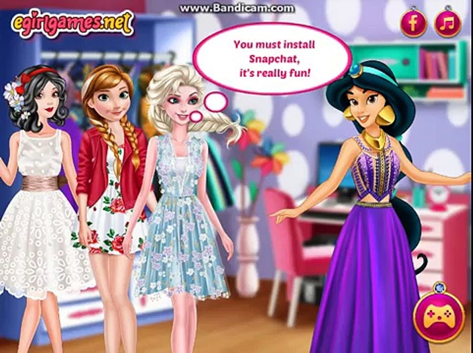 Дисней дива для Игры жасмин Дети Принцесса snapchat