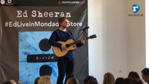 Ed Sheeran presenta  dal vivo 