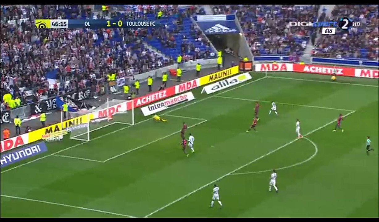 Maxwel Cornet Goal HD - Lyon 2-0 Toulouse  - 12.03.2017