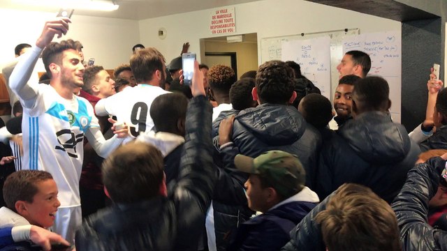 Coupe Gambardella : énorme ambiance dans le vestiaire de l'OM après sa victoire face au Havre