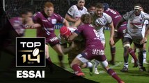 TOP 14 ‐ Essai Ali MULDOWNEY (FCG) – Bordeaux-Bègles-Grenoble – J20 – Saison 2016/2017