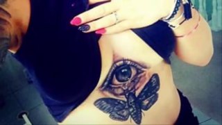 Underboob Tattoos - Tattoo Designs for Girls