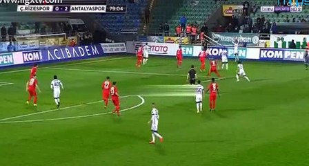 Ozgur Cek Goal - Rizespor	1-2	Antalyaspor 12.03.2017